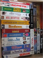 Grouping of VHS Tapes