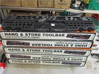 NEW Hang & Store Tool Bars Qty 5