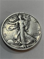 1934 s Better Date Walking Liberty Half Dollar