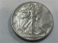 1941 XF Grade Walking liberty Half Dollar