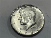 1964 d BU Grade Kennedy Half Dollar