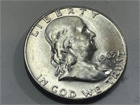 1963d BU Grade Franklin Half Dollar