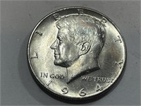 1964 d BU Grade Kennedy Half Dollar