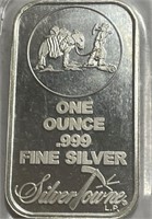 1 oz  Prospector Design Silver Bar