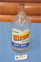 Vintage Hires 1/2-gal glass Root Beer bottle