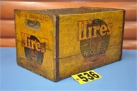 Vintage Hires Root Beer wooden advert. crate
