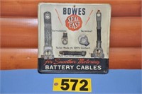 Vtg Bowes "Seal Fast" store battery cable display