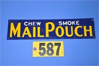 Sm Mail Pouch embossed tin sign, age unknown