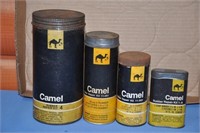 (4) Vintage Camel cardboard tube patch kits
