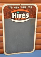 Vintage Hires Root Beer tin chalkboard/menu board