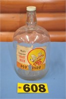 Vintage Dog "N" Suds 1-gal glass Root Beer jug