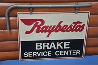Vintage Raybestos 2-sided Brake Center sign