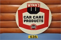 Vintage Wynn's station spinner sign, USA