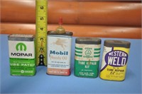 Vintage cardboard tube repair kits