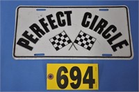 Vintage Perfect Circle embossed plate