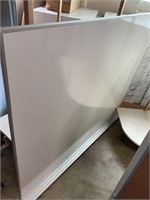 large Magnetic dry erase board with lower shelf