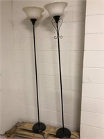 2 Tall Floor Lamps