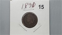 1891 Indian Head Cent rd1015