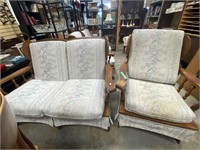 Loveseat and rocker chair