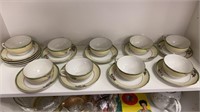 Unique Made in Japan Tea Cups and Saucers