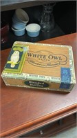 Vintage White Owl Cigar Box