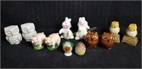 Ceramic Salt & Pepper Shakers Collection