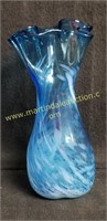 Vintage Lefton Slag Glass Vase