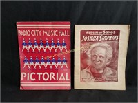 Vintage Radio City Music Hall Magazine & Joshua