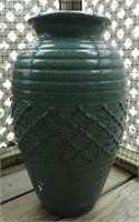Lot #1996 - Contemporary terracotta glaze garden