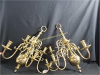 Pair Of Virginia Metalcrafters Colonial Style