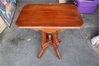 Antique Accent Table w/ Casters