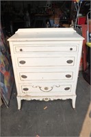 French Provincial Chest of Drawers on Casters