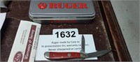 RUGER CASE XX KNIFE WITH GIFT TIN NEW