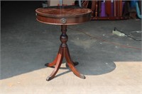 Clawfoot Drum Table