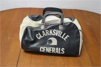 Vintage Clarksville Generals Leather Gym Bag