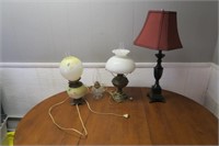 4 Nice Table Lamps - Gone with the Wind/Hurricane