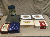 Lot Cigar boxes & Tins