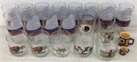 Lot of 21 Vintage Drinking Glasses