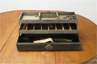 Vintage Walton Tackle Box & Contents