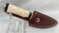 Custom Handmade Damascus Steel Knife 3.5" Blade