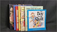 Misc Book Lot - Quilting, Stained Glass, Fish &