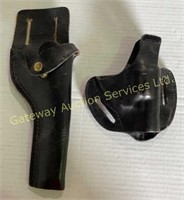 Leather Revolver Holster, Leather Snub Revolver…