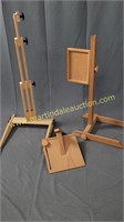 2) Misc Wood Easel Parts