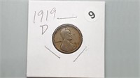 1919d Wheat Cent be2009