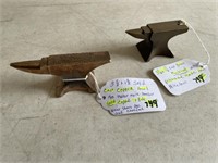 Cast/Copper, Machined Anvils