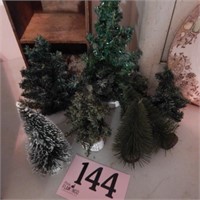 ASSORTMENT OF DECORATIVE TREES 6-11 IN