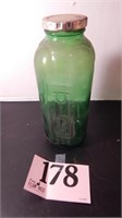 GLASS WATER/JUICE BOTTLE WITH LID