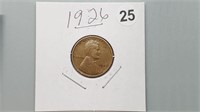 1926 Wheat Cent be2025