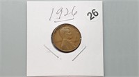 1926 Wheat Cent be2026