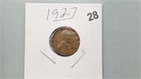 1927 Wheat Cent be2028